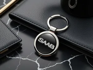 Saab Anello Portachiavi Personalizzato Logo Su Misura